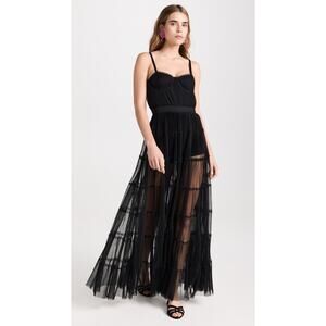 Alice + Olivia Deena Pleated Tank Maxi Dress With Hot Pants - 2